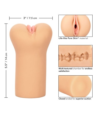 CALEXOTICS - BOUNDLESS VULVA STROKER - PEAU CLAIRE