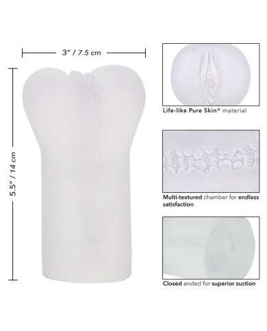 CALEXOTICS - BOUNDLESS VULVA STROKER - TRANSPARENT