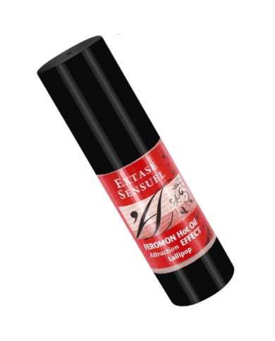 EXTASE SENSUAL - HUILE DE MASSAGE EFFET CHAUFFANT AUX PHÉROMONES SUCETTES 30 ML