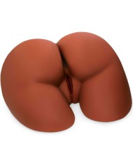 PDX PLUS - MASTURBATEUR MARRON DOUBLE ENTRÉE PERFECT ASS XL