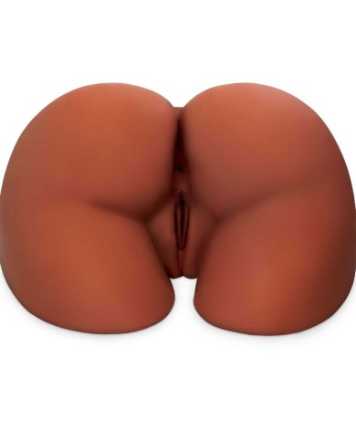 PDX PLUS - MASTURBATEUR MARRON DOUBLE ENTRÉE PERFECT ASS XL