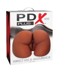 PDX PLUS - MASTURBATEUR MARRON DOUBLE ENTRÉE PERFECT ASS XL