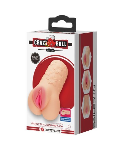 CRAZY BULL - MASTUBADOR ÉCARLATE EN FORME DE VAGIN
