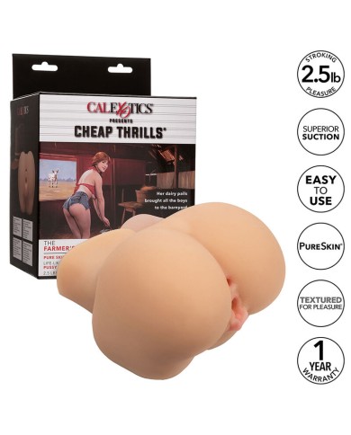 CALEXOTICS - LA FILLE DU FERMIER DOUBLE MASTURBATEUR RÉALISTE CHAIR