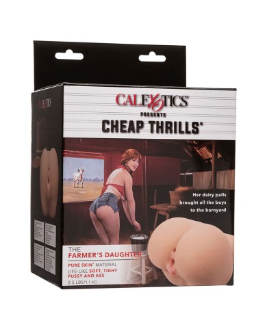 CALEXOTICS - LA FILLE DU FERMIER DOUBLE MASTURBATEUR RÉALISTE CHAIR