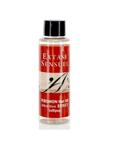EXTASE SENSUAL - HUILE DE MASSAGE EFFET THERMIQUE AUX PHÉROMONES PIRULET 100 ML