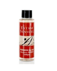 EXTASE SENSUAL - HUILE DE MASSAGE EFFET THERMIQUE AUX PHÉROMONES PIRULET 100 ML