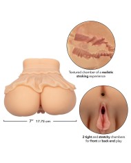 CALEXOTICS - THE PEEP SHOW GIRL DOUBLE MASTURBATEUR RÉALISTE CHAIR