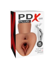 PDX PLUS - PICK YOUR PLEASURE XL STROKER RÉALISTE MARRON
