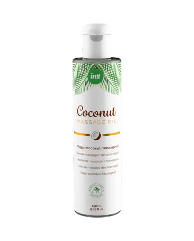 INTT - HUILE DE MASSAGE VÉGÉTALIENNE DOUCE AU SAVEUR RELAXANTE DE NOIX DE COCO