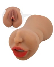 CRAZY BULL - ZOEY DOUBLE MASTURBATEUR BOUCHE ET VAGIN CHAIR