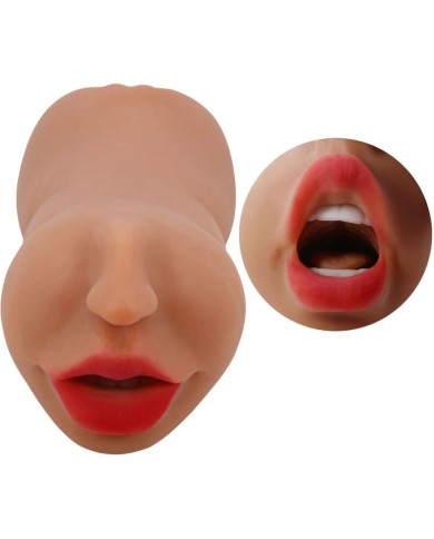 CRAZY BULL - ZOEY DOUBLE MASTURBATEUR BOUCHE ET VAGIN CHAIR