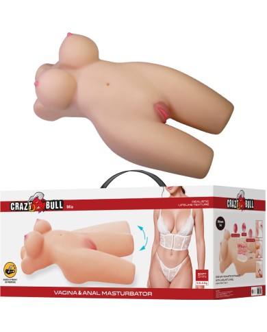 CRAZY BULL - MIA TORSE FÉMININ RÉALISTE VAGIN ET ANAL 8,5 KG