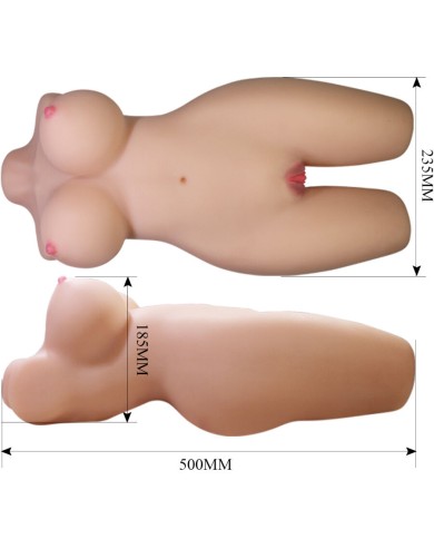 CRAZY BULL - MIA TORSE FÉMININ RÉALISTE VAGIN ET ANAL 8,5 KG