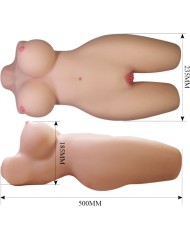 CRAZY BULL - MIA TORSE FÉMININ RÉALISTE VAGIN ET ANAL 8,5 KG