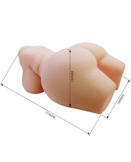 CRAZY BULL - GRACE TORSE FÉMININ RÉALISTE VAGIN ET ANAL 7,5 KG