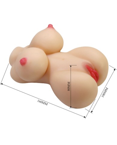 CRAZY BULL - HERTA MINI TORSE VAGIN FÉMININ RÉALISTE 497 G