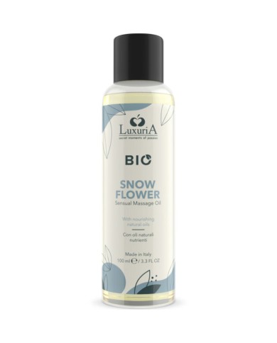 INTIMATELINE LUXURIA - HUILE DE MASSAGE BIO FLEUR DES NEIGES 100 ML