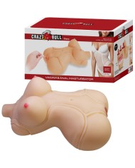 CRAZY BULL - DIANA TORSE FÉMININ RÉALISTE VAGIN ET ANAL 5 KG