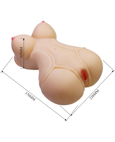 CRAZY BULL - DIANA TORSE FÉMININ RÉALISTE VAGIN ET ANAL 5 KG