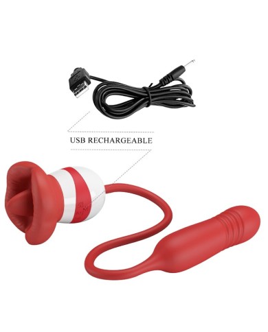 PRETTY LOVE - ASHLYNN MASTURBATEUR BOUCHE ROUGE