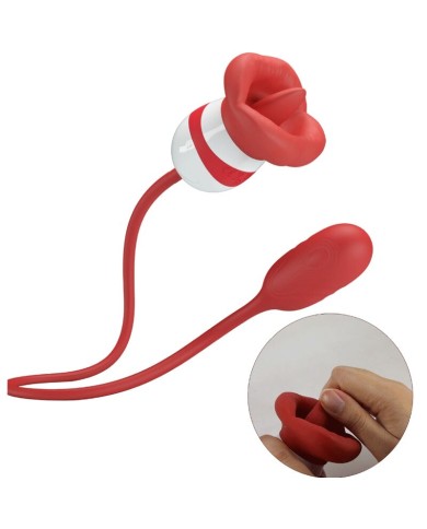 PRETTY LOVE - MASTURBATEUR BOUCHE ROUGE ALIYAH