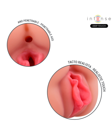 INTENSE DEEP TOUCH - MASTURBATEUR À DOUBLE BOUCHE ET VAGIN RILEY