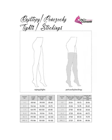 LIVCO CORSETTI FASHION - BAS MIRANEIT LC XG021 NOIR TAILLE UNIQUE