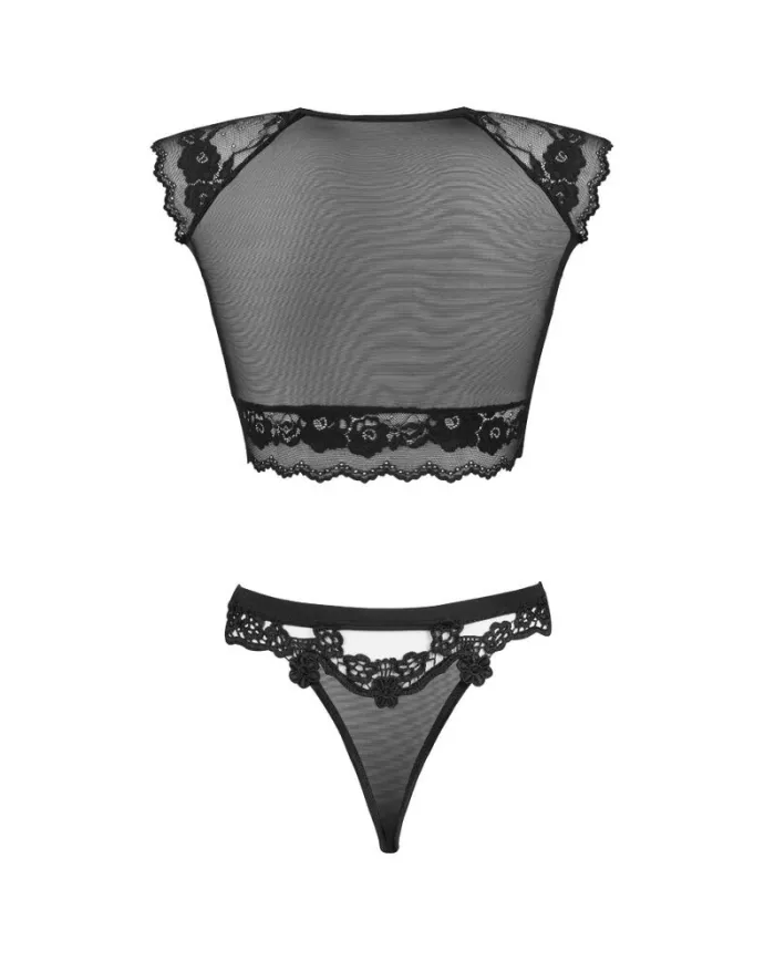 LIVCO CORSETTI FASHION - TIMOSAN LC 90631 SOUTIEN-GORGE + CULOTTE NOIR