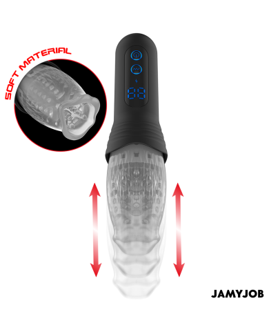JAMYJOB - MASTURBATEUR BLOW-R AVEC MOUVEMENT DE POUSSÉE ET DE ROTATION