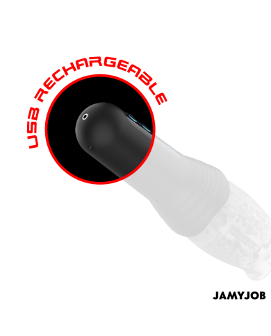 JAMYJOB - MASTURBATEUR BLOW-R AVEC MOUVEMENT DE POUSSÉE ET DE ROTATION