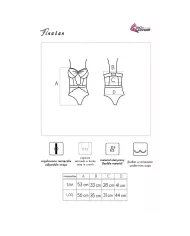 LIVCO CORSETTI FASHION - BODY FINASAN LC 90632 NOIR L/XL