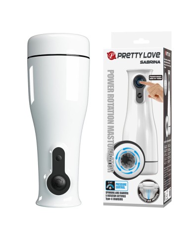 PRETTY LOVE - SABRINA MASTURBATEUR MASCULIN ROTATIF ET À BASCULE