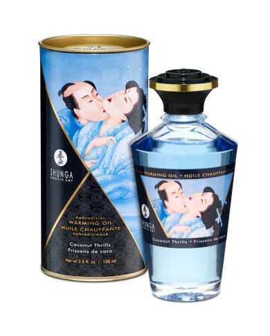 SHUNGA - HUILE DE MASSAGE EFFET CHALEUR SAVEUR COCO 100 ML