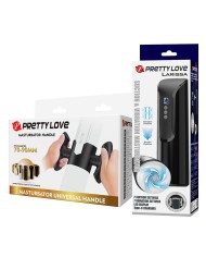 PRETTY LOVE - LARISSA MASTURBATEUR À SUCCION AVEC VIBRATION + SUPPORT