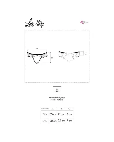 LIVCO CORSETTI FASHION - LOVE STORY LC 90679 CULOTTE CROTCHLESS NOIR L/XL LIVCO CORSETTI FASHION - LOVE STORY LC 90679 CULOTTE CROTCHLESS NOIR L/XL