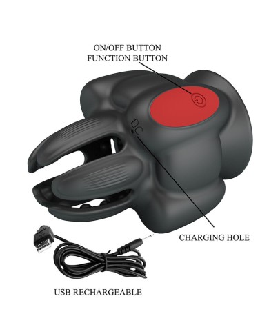 PRETTY LOVE - WYATT MASTURBATEUR AUTOMATIQUE RECHARGEABLE - ENTRAÎNEUR DE CLASSE
