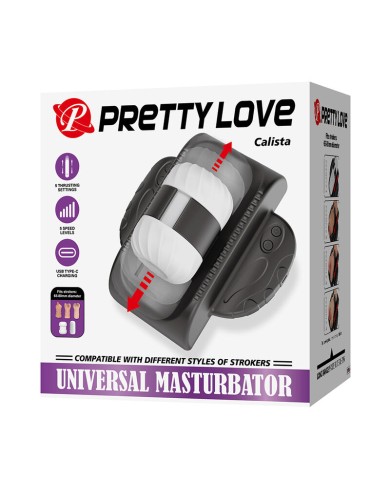 PRETTY LOVE - CALISTA MASTURBATEUR AUTOMATIQUE UNIVERSEL NOIR