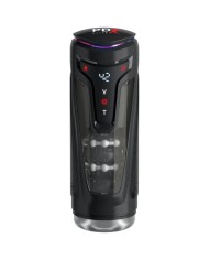 PDX ELITE - MOTO-BATOR PRO MASTURBATEUR À POUSSE AUTOMATIQUE VIBRANT ET CHAUFFANT 26,5 CM