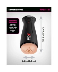 PDX ELITE - FAP-GASM MASTURBATEUR À SUCCION ET VIBRATION INTERMITTENTES
