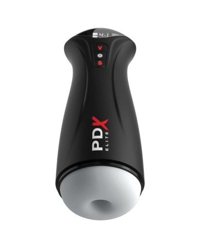 PDX ELITE - MASTURBATEUR MASCULIN TRANSPARENT FAP-GASM AVEC SUCCION INTERMITTENTE