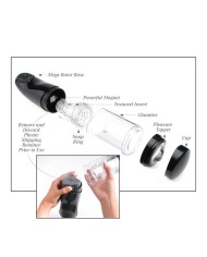 EXTREME TOYZ - PDX MEGA BATOR USB MASTURBATEUR MLE VAGIN BLANC
