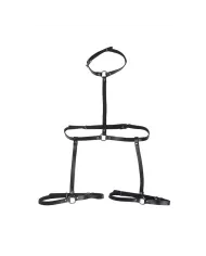 SUBBLIME - HARNAIS DE CORPS EN CUIR NOIR TAILLE UNIQUE