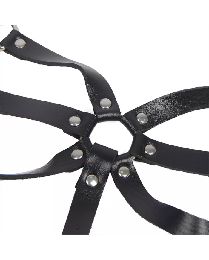 SUBBLIME - HARNAIS CORPS SANGLES AJUSTABLES CUIR NOIR TAILLE UNIQUE SUBBLIME - HARNAIS CORPS SANGLES AJUSTABLES CUIR NOIR TAILLE UNIQUE