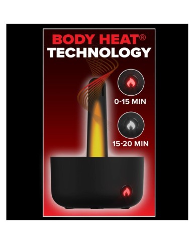 PDX ELITE - MASTURBATEUR AUTOMATIQUE MILK ME HOTTER AVEC VIBRATION À EFFET DE POUSSÉE ET DE CHALEUR
