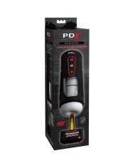 PDX ELITE - MASTURBATEUR AUTOMATIQUE MILK ME HOTTER AVEC VIBRATION À EFFET DE POUSSÉE ET DE CHALEUR