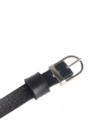 SUBBLIME - HARNAIS POITRINE CHAÃŽNE S EN CUIR NOIR TAILLE UNIQUE SUBBLIME - HARNAIS POITRINE CHAÃŽNE S EN CUIR NOIR TAILLE UNIQUE