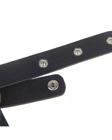 SUBBLIME - HARNAIS POITRINE CHAÃŽNE S EN CUIR NOIR TAILLE UNIQUE SUBBLIME - HARNAIS POITRINE CHAÃŽNE S EN CUIR NOIR TAILLE UNIQUE