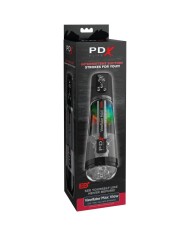 PDX ELITE - VIEWTUBE MAX VIEW MASTURBATEUR AUTOMATIQUE AVEC ASPIRATION TRANSPARENTE