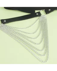 SUBBLIME - CHAÎNE CUIR CEINTURE NOIRE TAILLE UNIQUE SUBBLIME - CHAÎNE CUIR CEINTURE NOIRE TAILLE UNIQUE